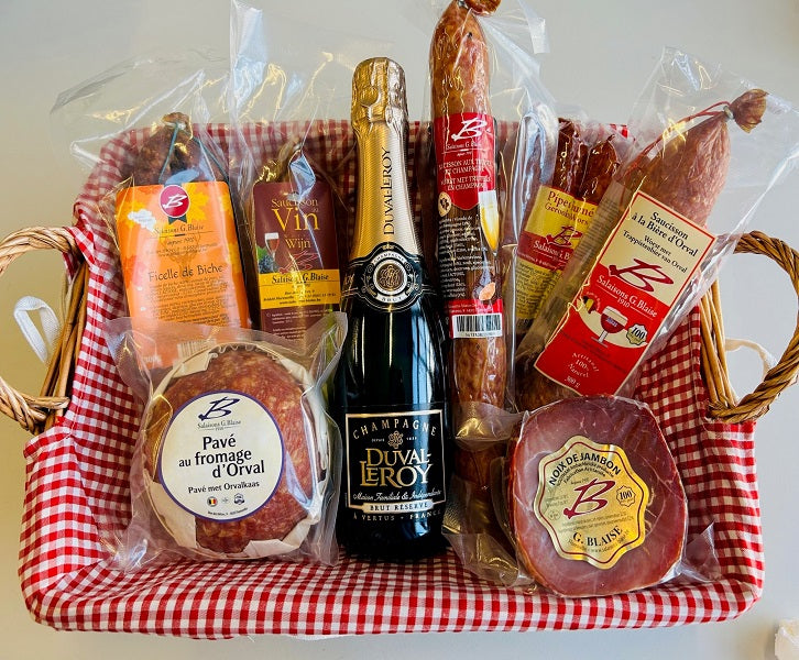 Grand panier Vichy Champagne 37 cl