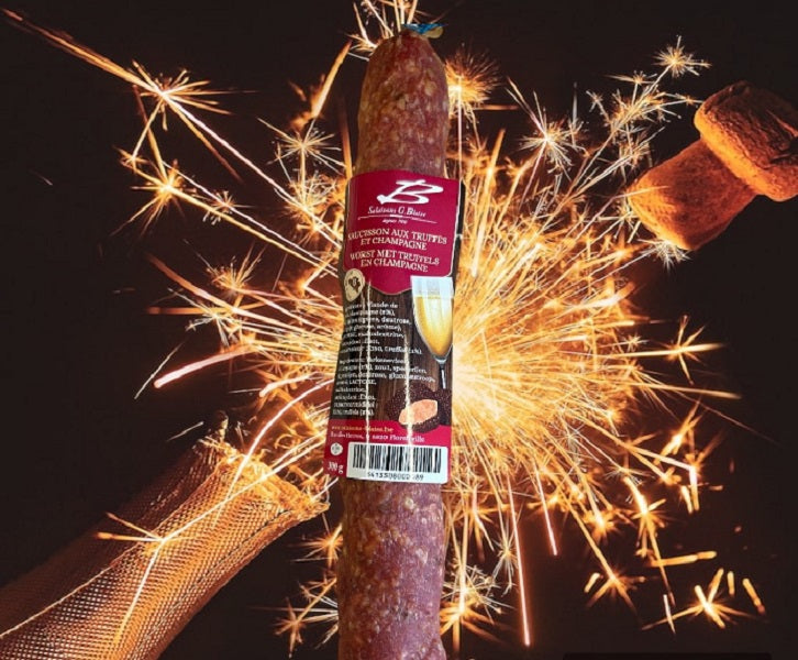 Saucisson truffes/champagne 300gr