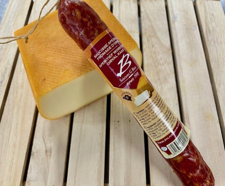 Saucisse apéro au fromage d'orval