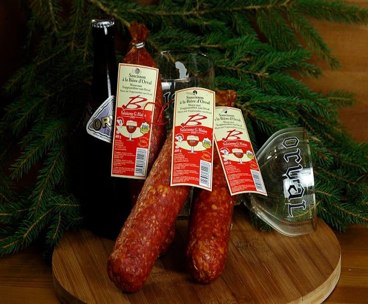 Saucisson à la bière d'Orval 300gr